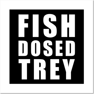 FISH DOSED TREY Posters and Art